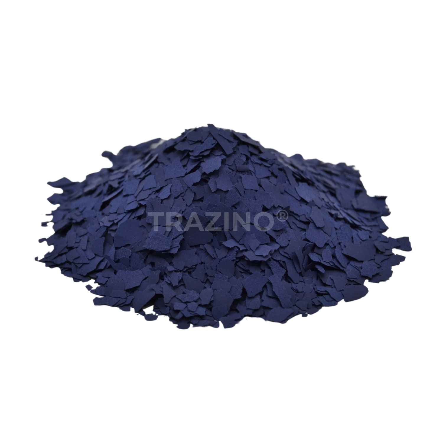 Trazino® Farbchips in Kobaltblau zum Einstreuen für Beschichtungen Trazino® Farbchips in Kobaltblau zum Einstreuen für Beschichtungen
